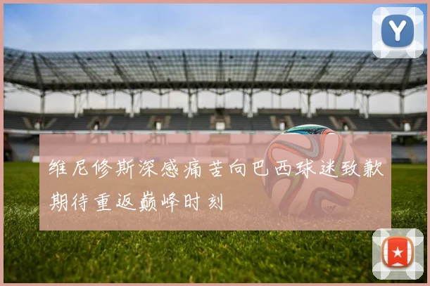 维尼修斯深感痛苦向巴西球迷致歉期待重返巅峰时刻