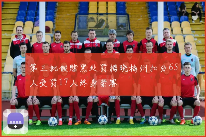 第三批假赌黑处罚揭晓梅州扣分65人受罚17人终身禁赛